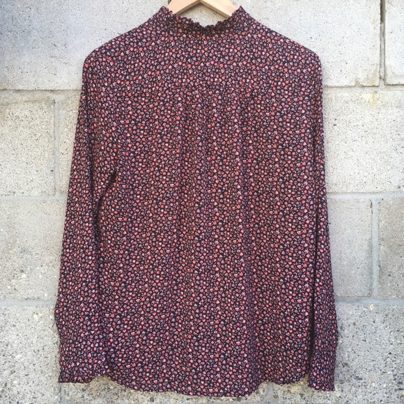 LOFT ruffle crew neck top - Picture 11 of 14